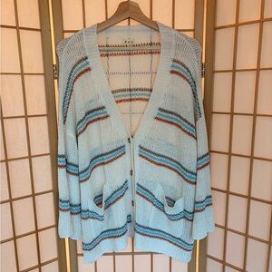 POL Stripe Cardigan